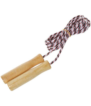 Corda Per Saltare Allenamento Crossfit Jump Rope Pugilato Fitness Manici Legno         