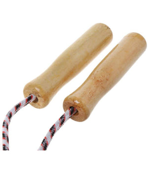 Corda Per Saltare Allenamento Crossfit Jump Rope Pugilato Fitness Manici Legno         