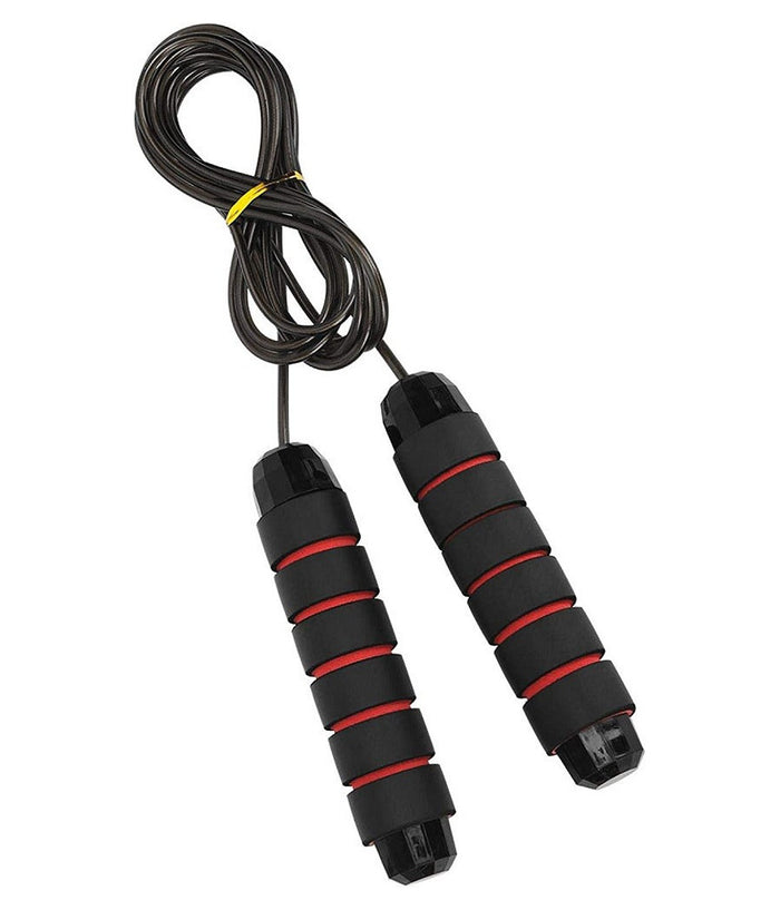 Corda Per Saltare In Acciaio Regolabile Cuscinetti A Sfera Maniglie In Schiuma         