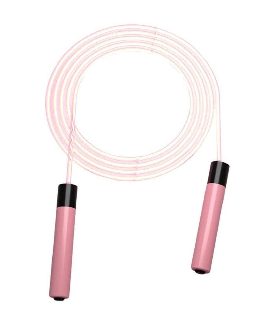 Corda Per Saltare Incandescenti Regolabili Led Fitness Esercizio Allenamento Sport         