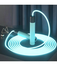 Corda Per Saltare Incandescenti Regolabili Led Fitness Esercizio Allenamento Sport         