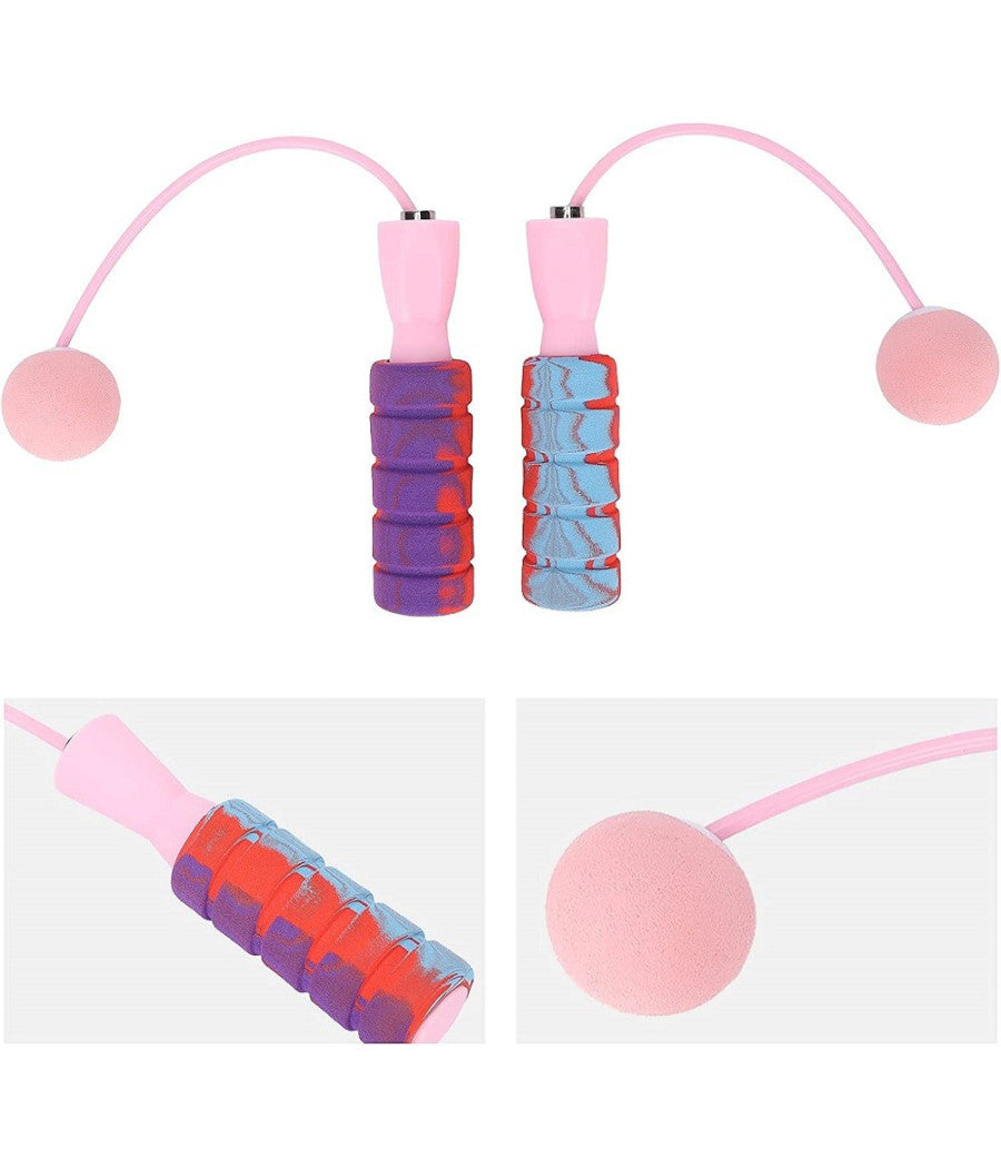 Corda Per Saltare Senza Corda Senza Grovigli Con Impugnatura Antiscivolo Fitness         