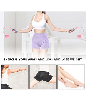 Corda Per Saltare Senza Corda Senza Grovigli Con Impugnatura Antiscivolo Fitness         