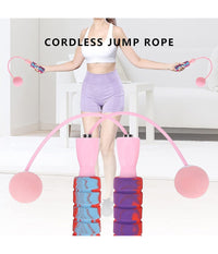 Corda Per Saltare Senza Corda Senza Grovigli Con Impugnatura Antiscivolo Fitness         