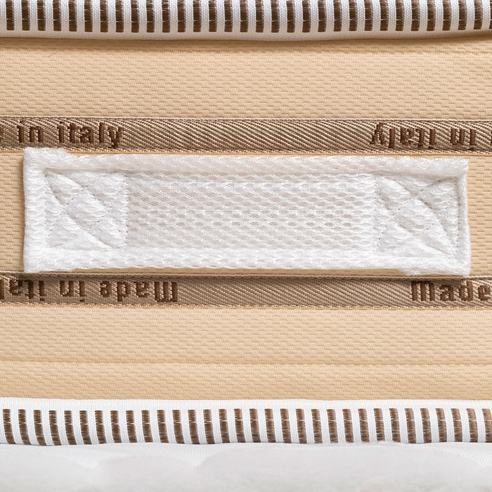 Materasso rigido a molle bonnel Corfù piazza e mezza 120x190, ortopedico e traspirante alto 23cm - Comprarredo