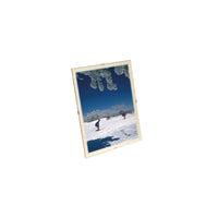 Cornice a giorno 24x30 cm – Plexiglass trasparente, Retro in MDF, Clip in metallo