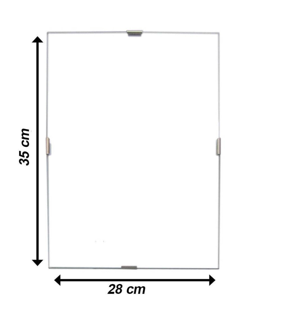 Cornice A Giorno 28 X 35cm In Crilex Cornici Portafoto Puzzle Poster Foto Stampe         