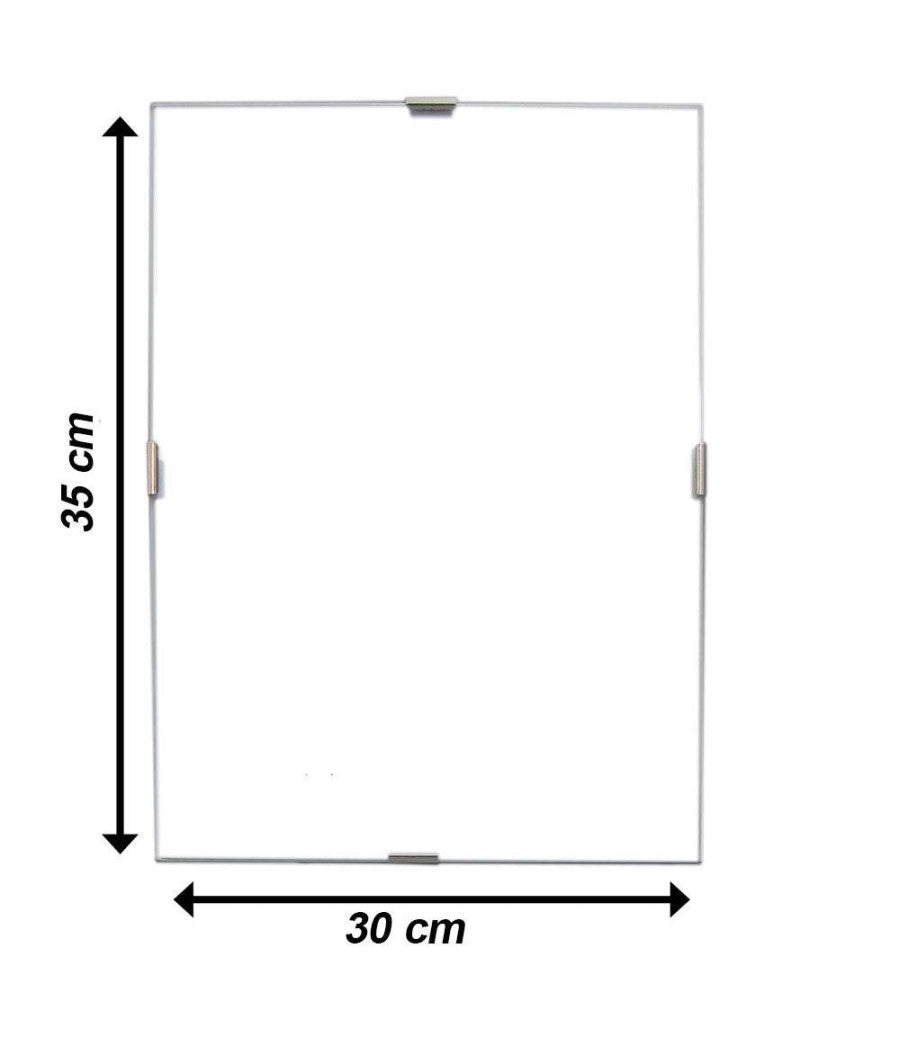 Cornice A Giorno 30 X 35cm In Crilex Cornici Portafoto Puzzle Poster Foto Stampe         