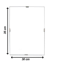 Cornice A Giorno 30 X 35cm In Crilex Cornici Portafoto Puzzle Poster Foto Stampe         