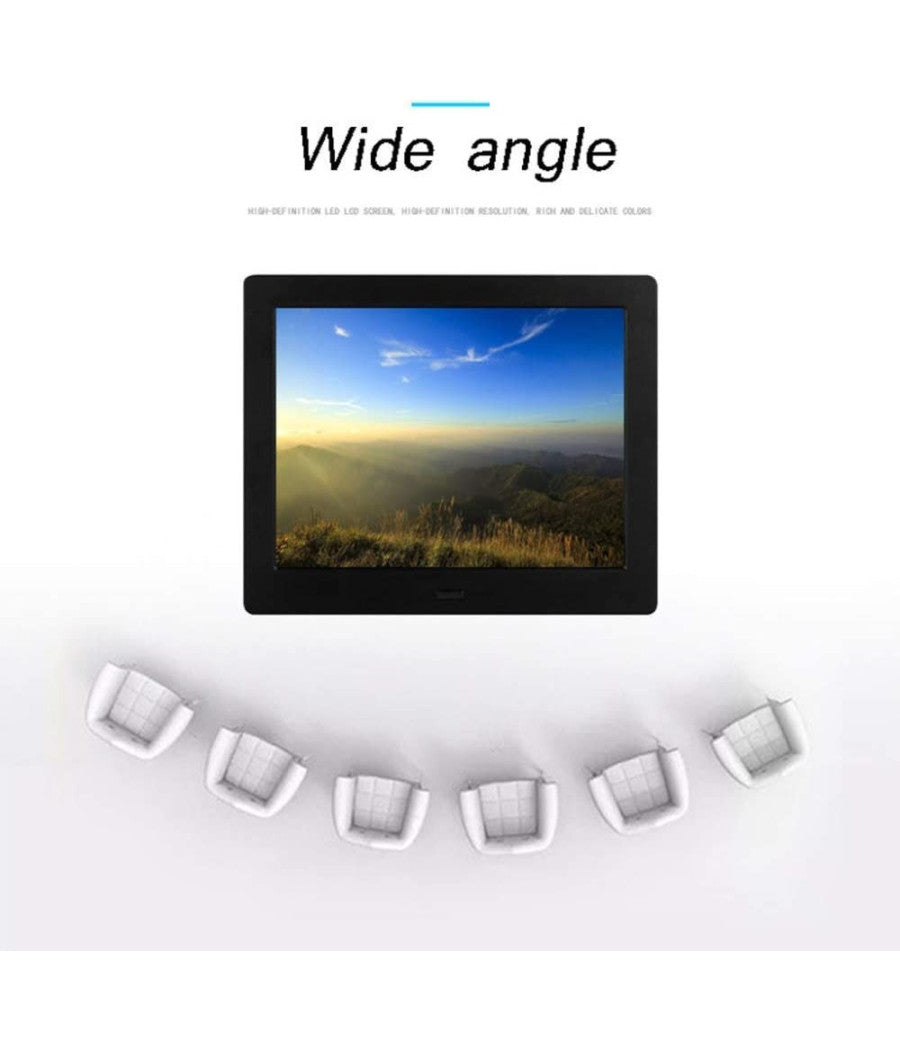 Cornice Digitale 7" Usb Foto Video Mp3 Jpg Sd Avi Card Telecomando Wide Screen         