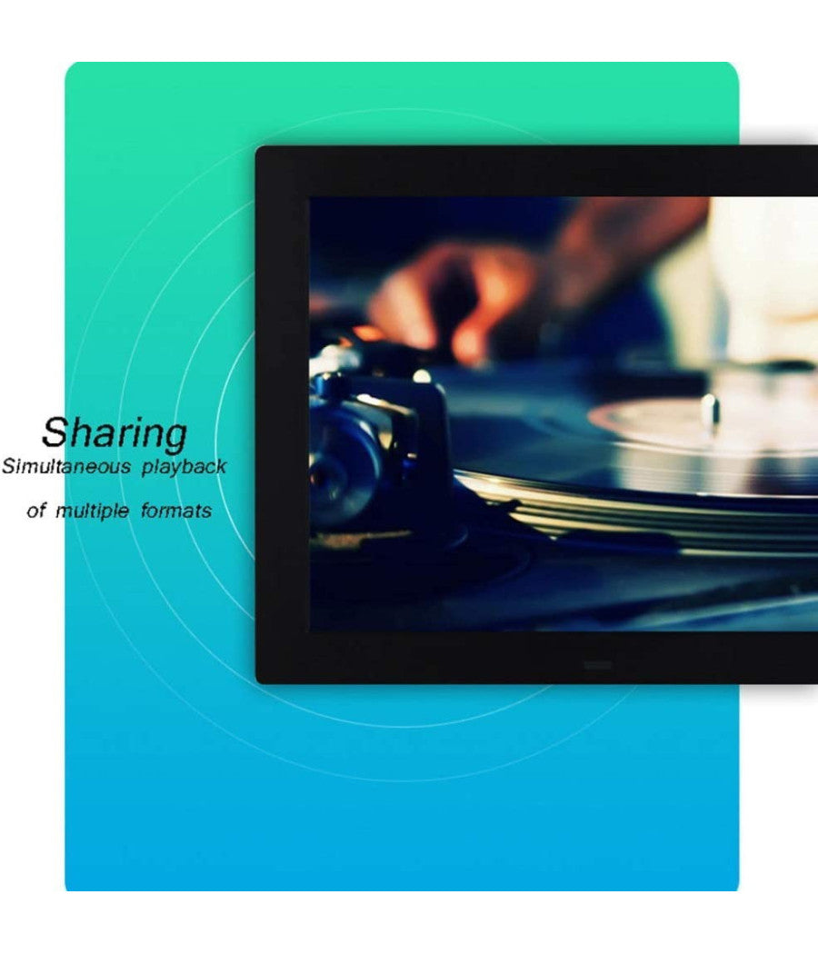 Cornice Digitale 7" Usb Foto Video Mp3 Jpg Sd Avi Card Telecomando Wide Screen         