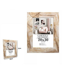 Cornice Foto Portafoto Quadri Tele Poster 20 X 30 Cm Modello Effetto Marmo 71663         
