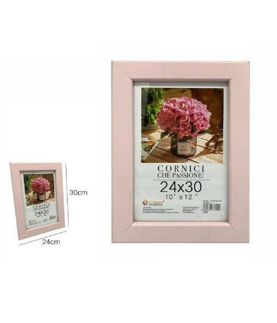Cornice Per Foto Fotografie Quadri Tele Poster Portafoto 24 X 30 Cm Rosa 68607         