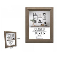 Trade Shop - Cornice Per Foto Porta Fotografie Quadri Tele 10 X 15 Cm Modello Legno 71640 -