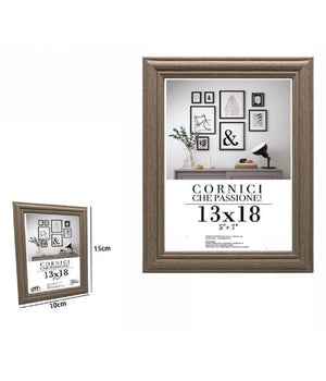 Cornice Per Foto Porta Fotografie Quadri Tele 13 X 18 Cm Modello Legno 71641         