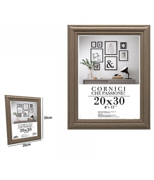 Cornice Per Foto Porta Fotografie Quadri Tele 20 X 30 Cm Modello Legno 71645         