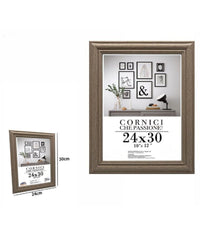 Cornice Per Foto Porta Fotografie Quadri Tele 24 X 30 Cm Modello Legno 71647         