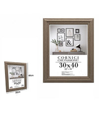 Cornice Per Foto Porta Fotografie Quadri Tele 30 X 40 Cm Modello Legno 71648         