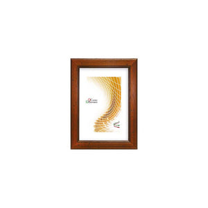 Cornice Rustica in Noce con Vetro Molato 20x30 cm