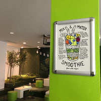 Cornice a scatto 70 x 100 profilo 32 mm angolo tondo