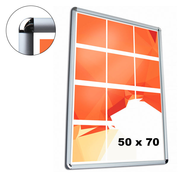 Cornice a scatto 50 x 70 profilo 25mm angolo tondo