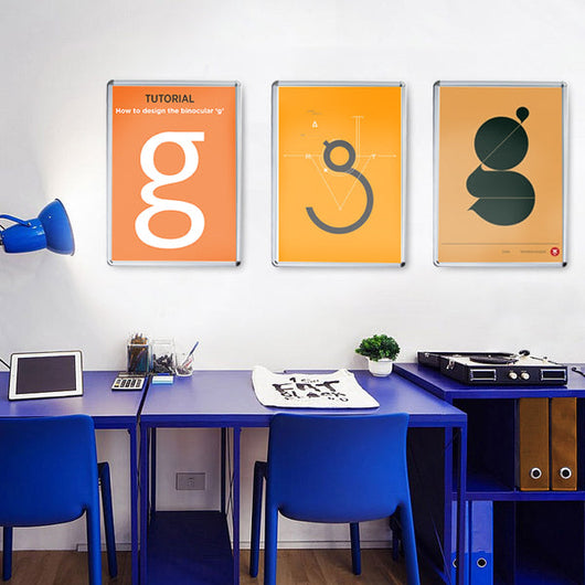 Cornice a scatto 70 x 100 profilo 25mm angolo tondo

