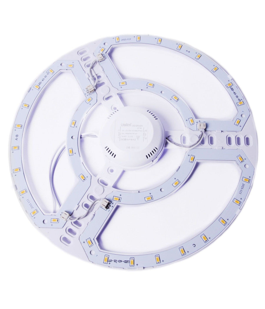 Trade Shop - Corona Led Smd 5630 Wisdom Da 21w  Luce Bianco Freddo E Caldo Con Driver - -bianco Freddo      -