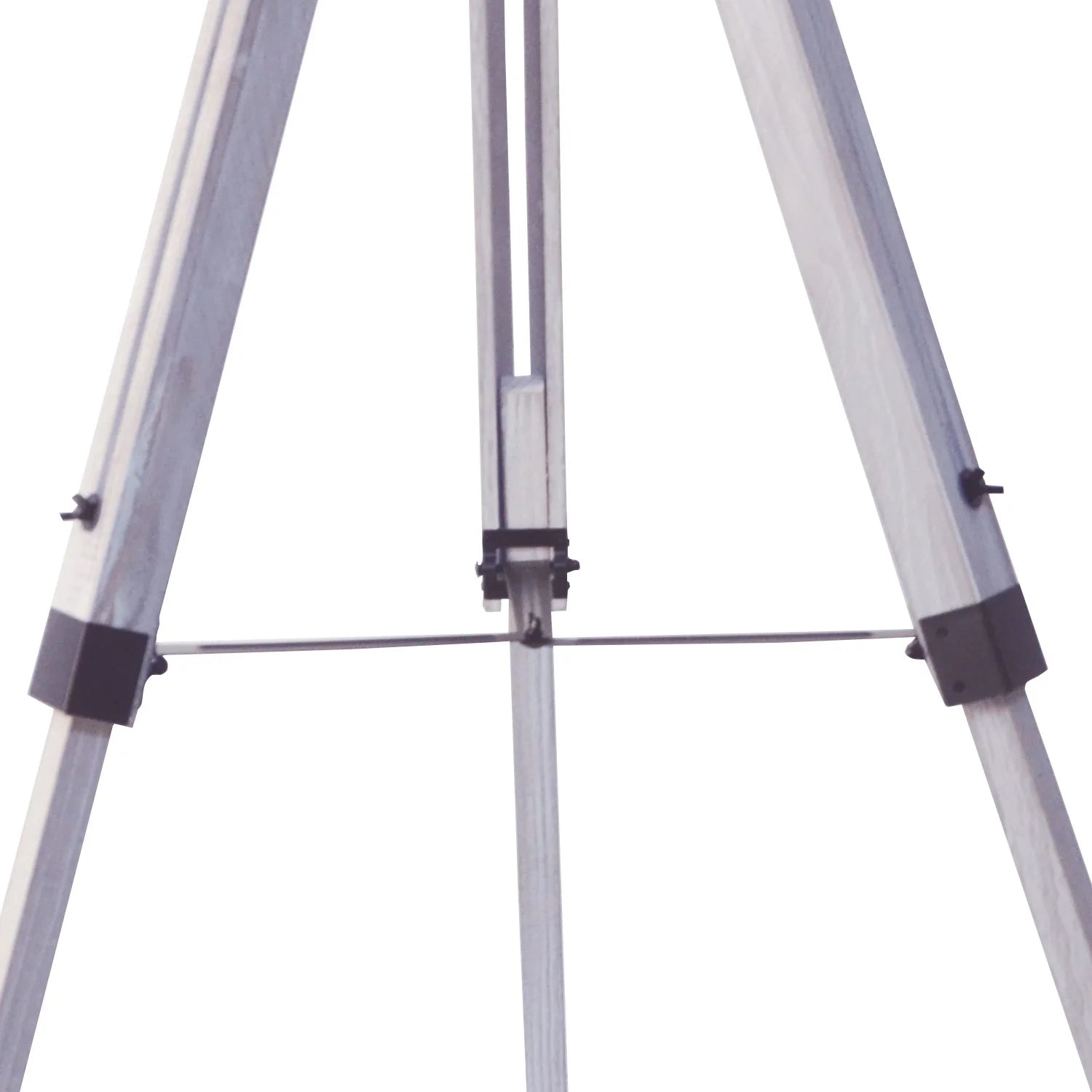 LÚZETE - COSME LAMPADA DA TERRA IN ACCIAIO ANTICATO BIANCO CON GRIGLIA