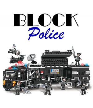 Costruzioni Per Bambini Blocks Police Caserma Di Polizia Diy 8 Set Assortiti         