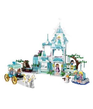 Blocks Dream Castle Costruzioni Per Bambini Diy Castello Frozen 8 Set Assortiti         