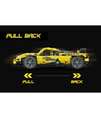 Costruzioni Mattoncini 509 + Pezzi Auto Sportiva Compatibile Q-jm801         