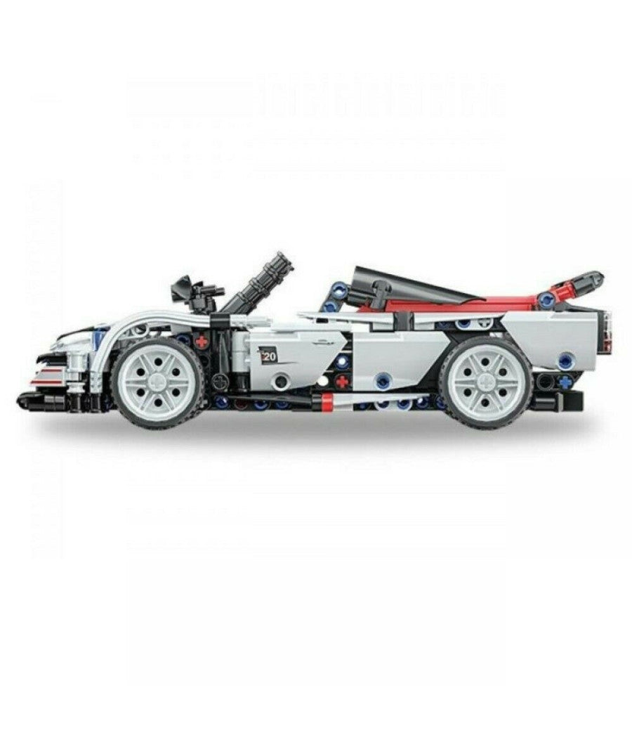 Costruzioni Mattoncini 520+ Pezzi Auto Sportiva Compatibile Q-jm800         