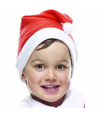 Costume Babbo Natale Eco Bambino Taglia Unica Con Cappello E Abito Natalizio         