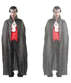 Costume Travestimento Di Halloween Carnevale Mantello Vampiro Misura 140cm         