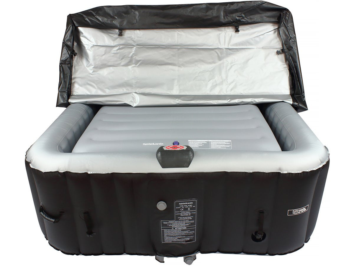 Copertura gonfiabile quadrata per spa per 6 persone