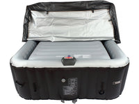 Copertura gonfiabile quadrata per spa per 6 persone