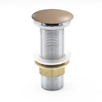 Piletta click-clack universale in ottone con tappo beige| Noana