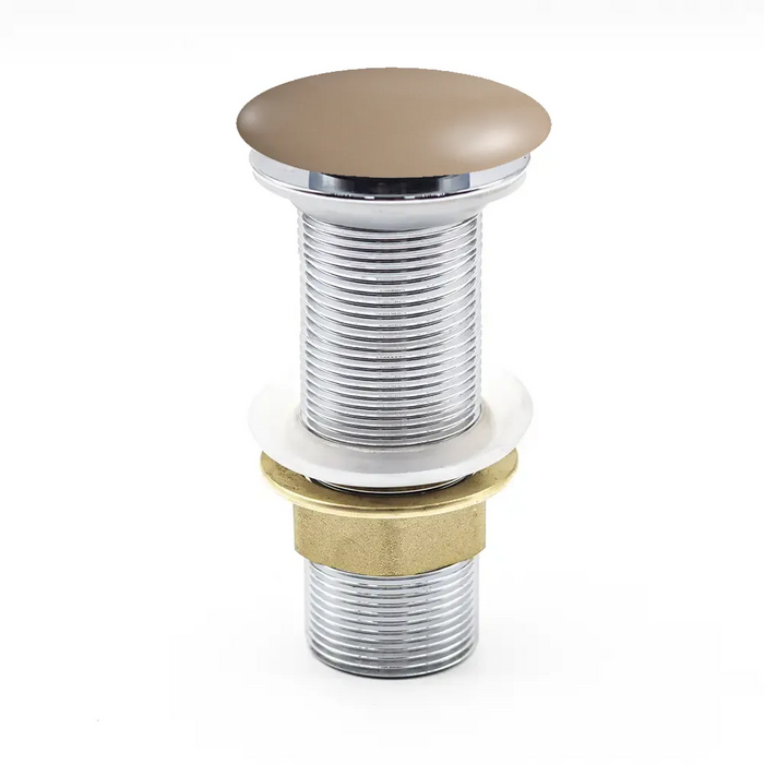 Piletta click-clack universale in ottone con tappo beige| Noana