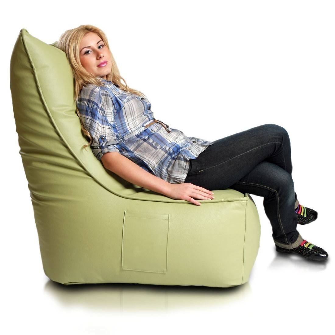 Cover Pouf Poltrona Sacco Seduta Ecopelle