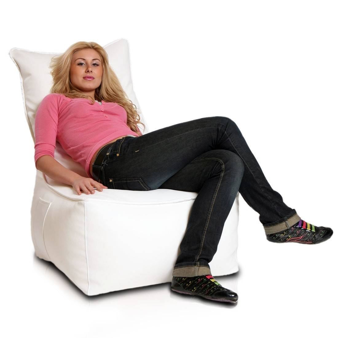 Cover Pouf Poltrona Sacco Seduta Ecopelle