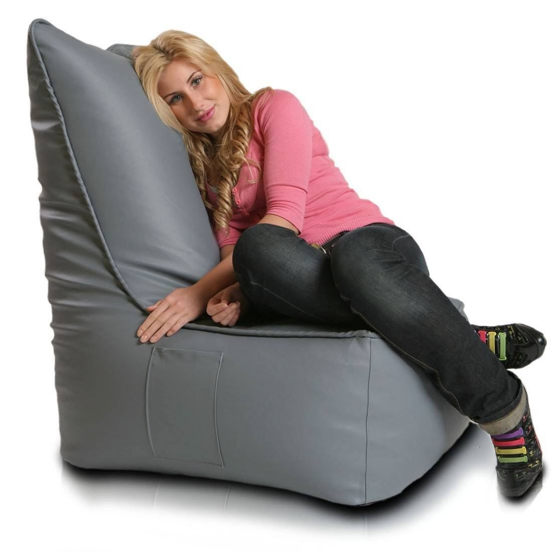 Cover Pouf Poltrona Sacco Seduta Ecopelle