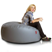 Cover pouf rotondo morbido island ecopelle