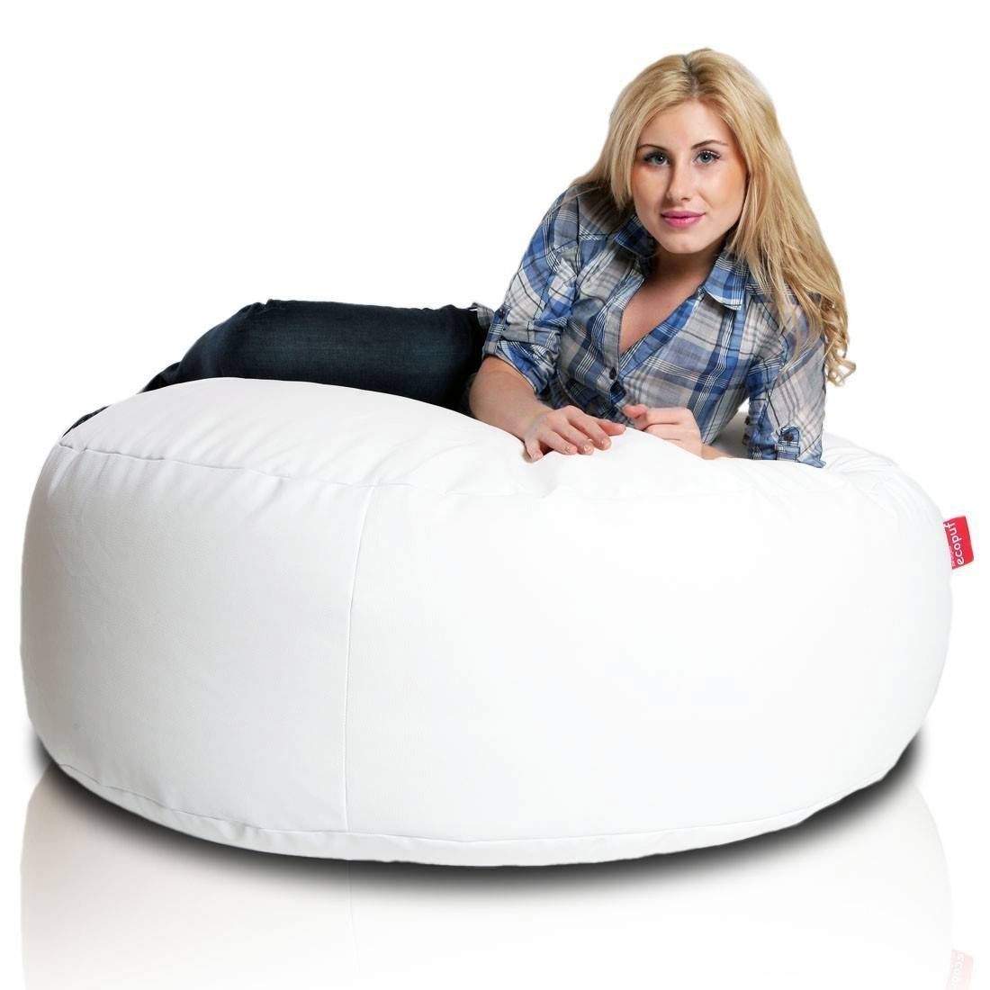 Cover pouf rotondo morbido island ecopelle