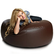 Cover pouf rotondo morbido island ecopelle