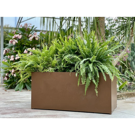 Cover/Rivestimento per Cassoni Alaka Corten Cm 107,5 × 48,5 X 42 H Tecnokit