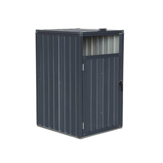 Copribidoni in acciaio zincato grigio, grigio