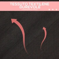 Lettino per Cani Grandi Rialzato con Tessuto a Rete, Peso Massimo 30kg, 91.5x76.2x18 cm, Rosso