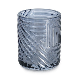 Portaspazzolini d'appoggio in vetro CR98 Gedy serie CORINNE Blu