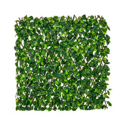 Siepe artificiale per la privacy estensibile 180 x 90 cm design naturale salice verde 20_0019227