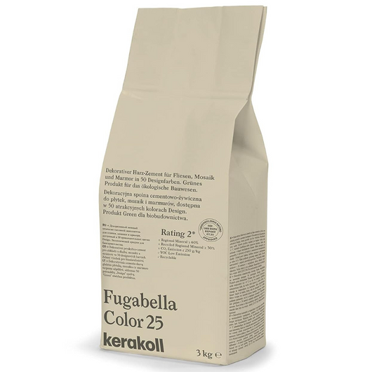 Stucco ibrido piastrelle fugabella impermeabile resistente confezione 3 kg *** colore- n 25, confezione 1